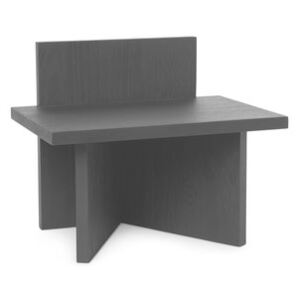 Oblique End table - / End table - Wood /40 x 29 cm by Ferm Living Black