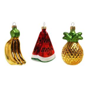 Fruits Bauble - / Set of 3 by & klevering Multicoloured