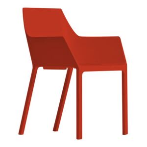 Mem Stackable armchair - Plastic by Kristalia Red