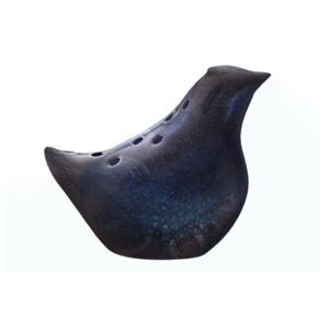 Le Petit Oiseau Vase - / L 20 cm - Ceramic by Tsé-Tsé Black