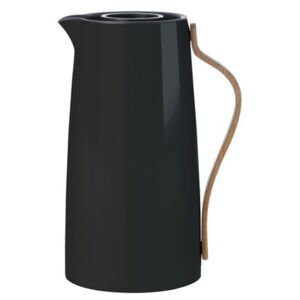 Emma Insulated jug - 1,2 L by Stelton Black/Natural wood