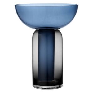 Torus Large Vase - / H 35 cm by AYTM Blue