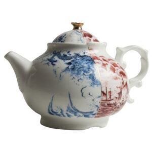 Hybrid Smeraldina Teapot by Seletti Blue/Red