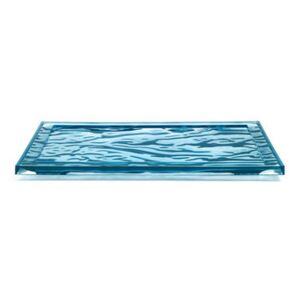 Dune Small Tray - / 46 x 32 cm - PMMA by Kartell Blue
