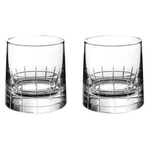 Graphik Whisky glass - / Box of 2 items - Hand-blown crystal by Christofle Transparent