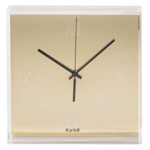 Tic & Tac Wall clock - Melallised by Kartell Gold