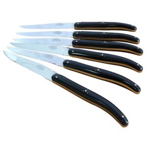 Table knife - Set of 6 by Forge de Laguiole Brown/Beige