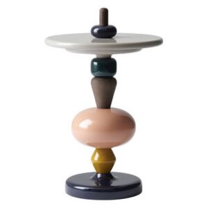 Shuffle MH1 End table - / Wood - Modular - Ø 45 x H 69 cm by &tradition Multicoloured