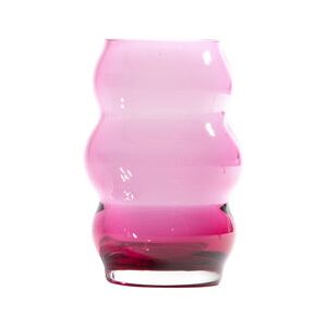 Muse Small Vase - / Bohemia crystal - Ø 8 x H 13 cm by Fundamental Berlin Pink/Purple
