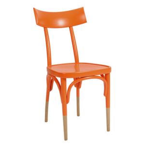 Czech Chair - / Wood by Wiener GTV Design Orange
