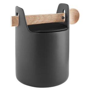 Toolbox Small Airproof jar - / Wooden lid & spoon by Eva Solo Black
