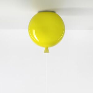 Memory Small Ceiling light - / Ø 25 cm - Glass by Brokis Yellow