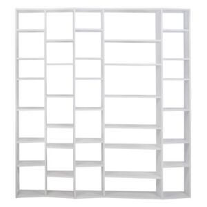 New York 005 Bookcase - L 216 x H 224 cm by POP UP HOME White