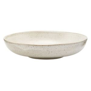 Pion Soup plate - / Ø 19 cm - Speckled porcelain by House Doctor White/Grey
