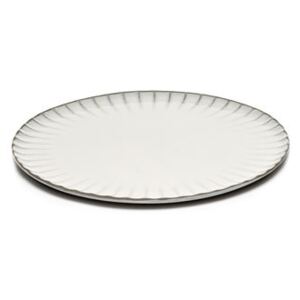 Inku Plate - / Ø 27 cm - Stoneware by Serax White