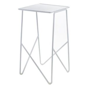 Fish & Fish End table - / 30 x 30 x H 55 cm - Perforated metal by Serax White