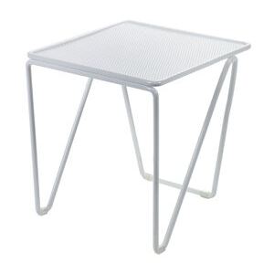 Fish & Fish End table - / 30 x 30 x H 42 cm - Perforated metal by Serax White