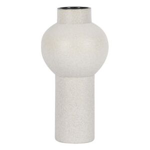 Tenere Medium Vase - / Ø 15 x H 30 cm - Ceramic by ENOstudio White