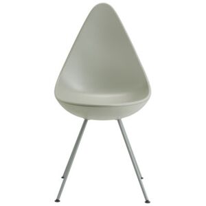 Drop Chair - Plastic shell / Reissue 1958 by Fritz Hansen Grey