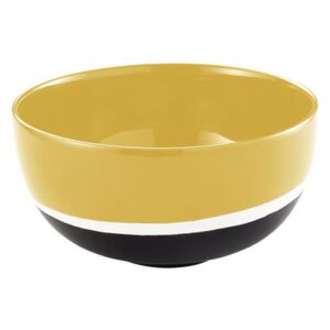 Sicilia Bowl - Small - Ø 19 cm by Maison Sarah Lavoine White/Yellow/Black