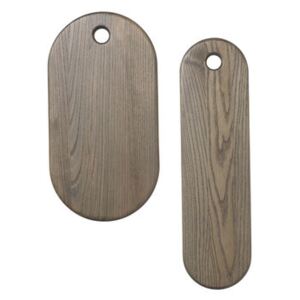 Stage Chopping board - / Set of 2 - Ash by Ferm Living Grey