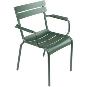 Luxembourg Stackable armchair by Fermob Green