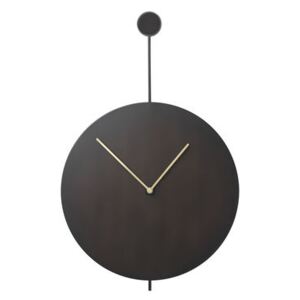Trace Wall clock - / Ø 26 cm - Metal by Ferm Living Black