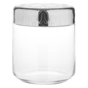 Dressed Airtight jar - H 12 cm - 75 cl by Alessi Transparent/Metal