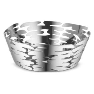 Barket Basket - / Ø 18 cm - Steel by Alessi Grey/Silver/Metal