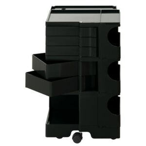 Boby Trolley - H 73 cm - 5 drawers by B-LINE Black