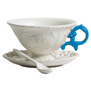 I-Tea Teacup by Seletti White/Blue