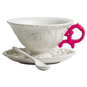 I-Tea Teacup by Seletti White/Pink
