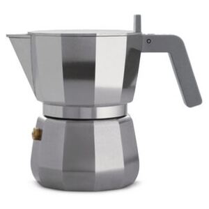 Moka Italian espresso maker - /3 cups by Alessi Grey/Silver/Metal