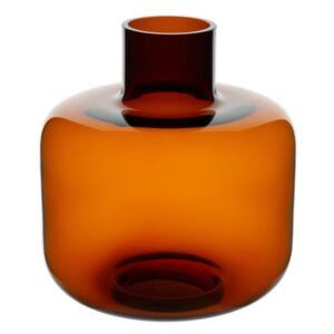 Ming Vase - / Glass - Ø 22 x H 24 cm by Marimekko Brown
