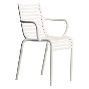 Pip-e Stackable armchair - Plastic by Driade White