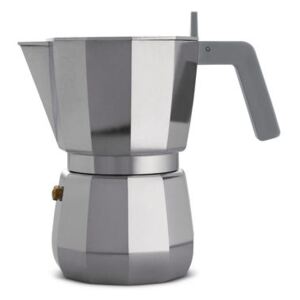 Moka Italian espresso maker - /6 cups by Alessi Grey/Silver/Metal