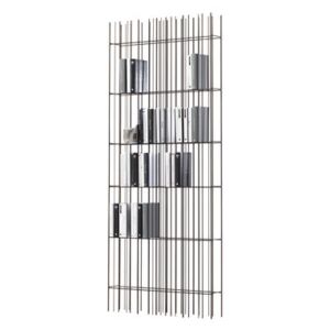 Metrica wall A Bookcase - / Single steel structure by Mogg Brown/Metal