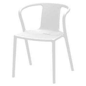 Air-Armchair Stackable armchair - Polypropylene by Magis White