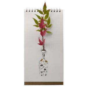 Flip Vase - Paper by Pa Design White/Brown