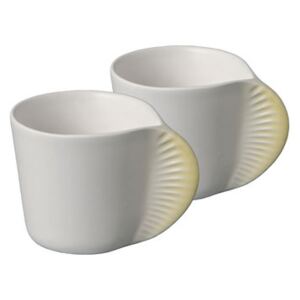 Morphose Coffee cup - / Set of 2 by Ibride Yellow
