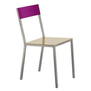 Alu Chair by valerie objects Yellow/Purple