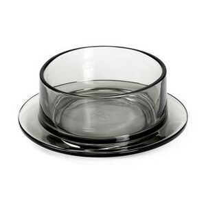 Dishes to Dishes - Verre Bowl - / High - Ø 20.5 x H 8 cm by valerie objects Grey