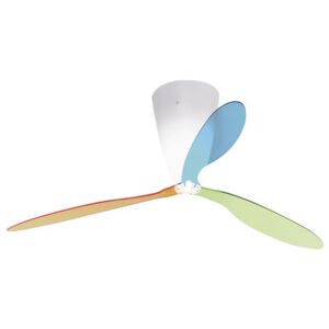 Blow Ceiling light - Ventilator - Without pattern by Luceplan Blue/Orange/Green