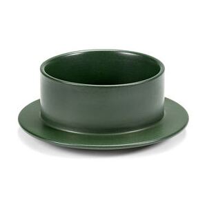Dishes to Dishes - Grès Bowl - / Medium - Ø 20.5 x H 8 cm by valerie objects Green