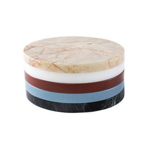 Five Circles Tray - / Multifunctional - Ø 21 cm / Marble & polyethylene by valerie objects Multicoloured