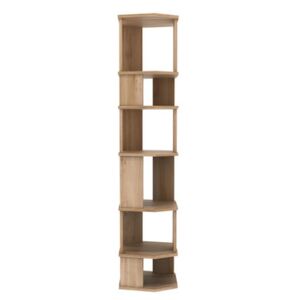 Stairs Bookcase - / Column - Solid oak / L 46 cm x H 204 cm by Ethnicraft Natural wood