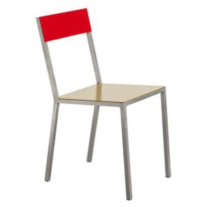 Alu Chair by valerie objects Yellow/Red