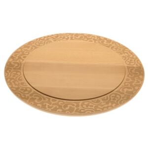 Dressed in Wood Cheese tray - Ø 41 cm by Alessi Natural wood