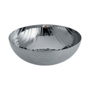 Veneer Bowl - / Ø 21 cm - Steel with embossed patterns by Alessi Metal