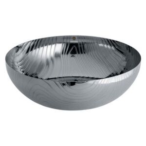 Veneer Bowl - / Ø 29 cm - Steel with embossed patterns by Alessi Metal